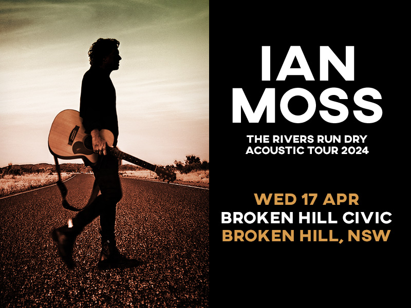 Ian Moss Rivers Run Dry Acoustic Tour 2024