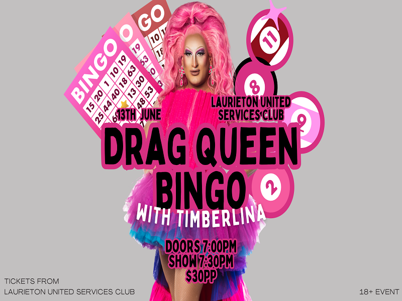 Timberlina Presents: Drag Queen Bingo
