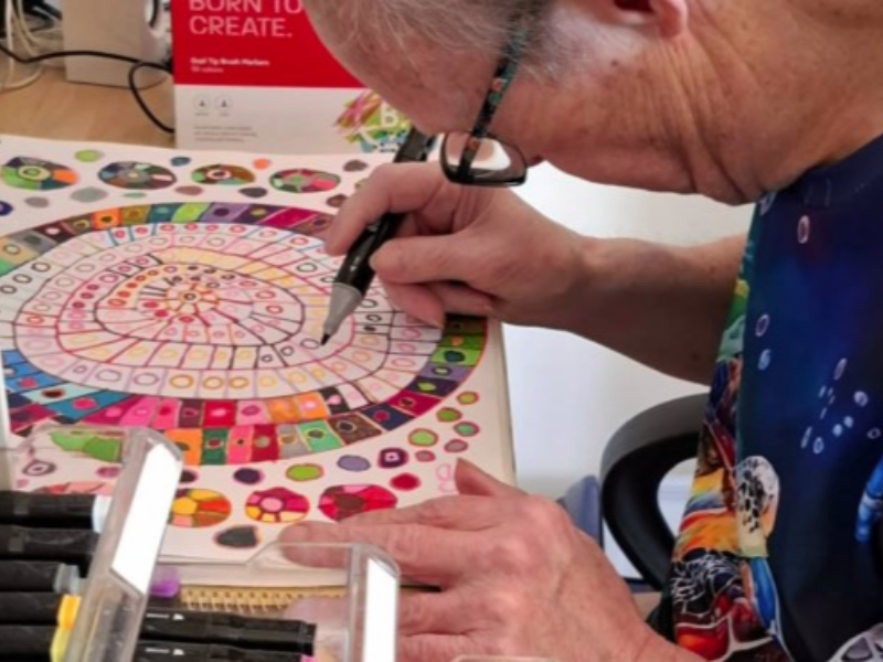 Creative workshop with artist Bruce Ellem and The Culture Crusader at…