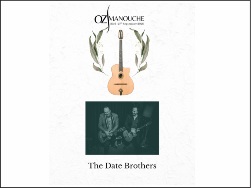 OzManouche 2026 presents The Date Brothers