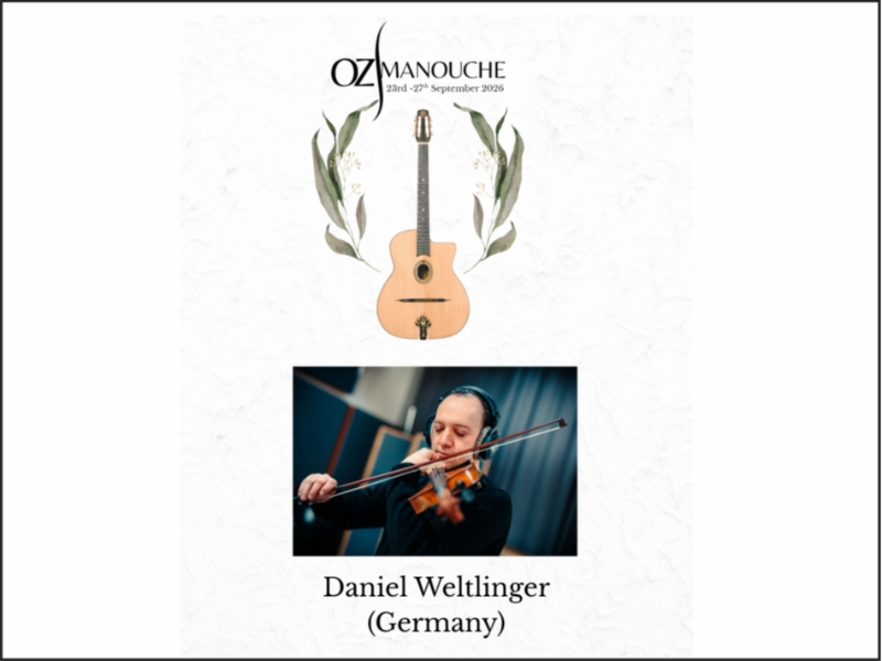 OzManouche 2026 presents Daniel Weltlinger (Germany)