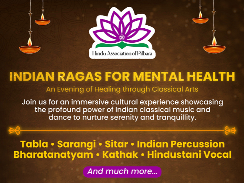 INDIAN RAGAS FOR MENTAL HEALTH: An Evening of Healing through Classic…