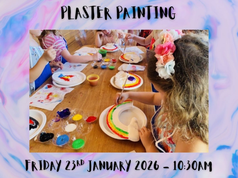 Plaster Painting - January School Holidays